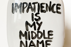 IMPATIENCE-IS-MY-MIDDLE-NAME-2016-porcelain-H40-x-W32-x-D8-cm